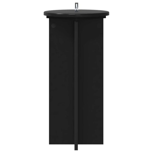 Стойка за растения 2 pcs Черно 29,5 x 29,5 x 60 см