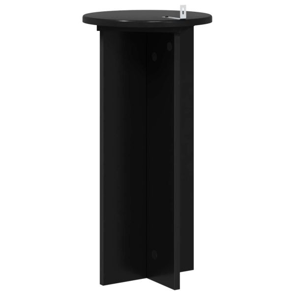 Стойка за растения 2 pcs Черно 29,5 x 29,5 x 60 см