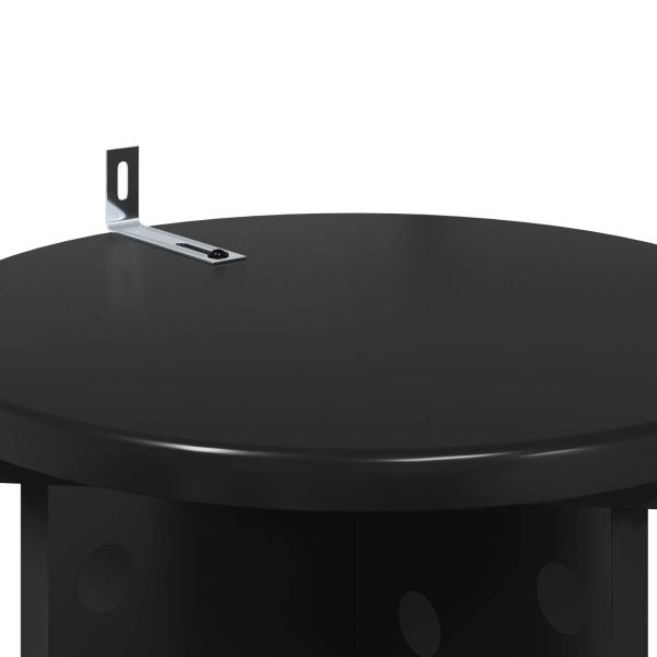 Стойка за растения 2 pcs Черно 29,5 x 29,5 x 60 см