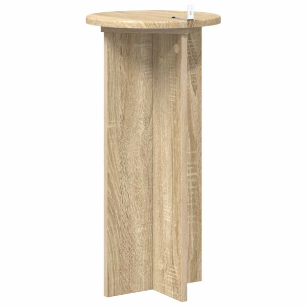 Стойка за растения 2 pcs Дъб сонома 29,5 x 29,5 x 60 см