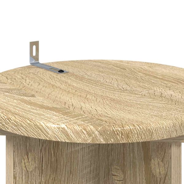 Стойка за растения 2 pcs Дъб сонома 29,5 x 29,5 x 60 см