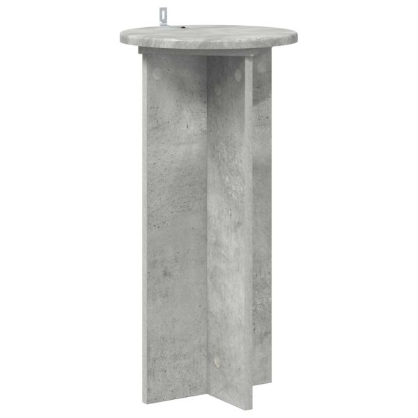 Стойка за растения 2 pcs Бетонно сиво 29,5 x 29,5 x 60 см