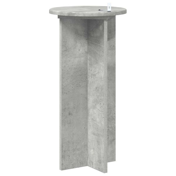 Стойка за растения 2 pcs Бетонно сиво 29,5 x 29,5 x 60 см