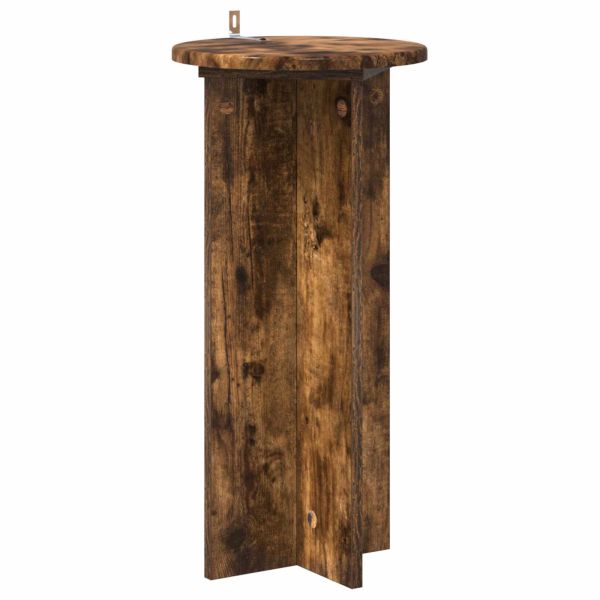 Стойка за растения 2 pcs Опушен дъб 29,5 x 29,5 x 60 см