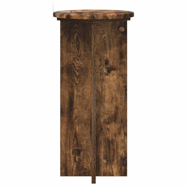 Стойка за растения 2 pcs Опушен дъб 29,5 x 29,5 x 60 см