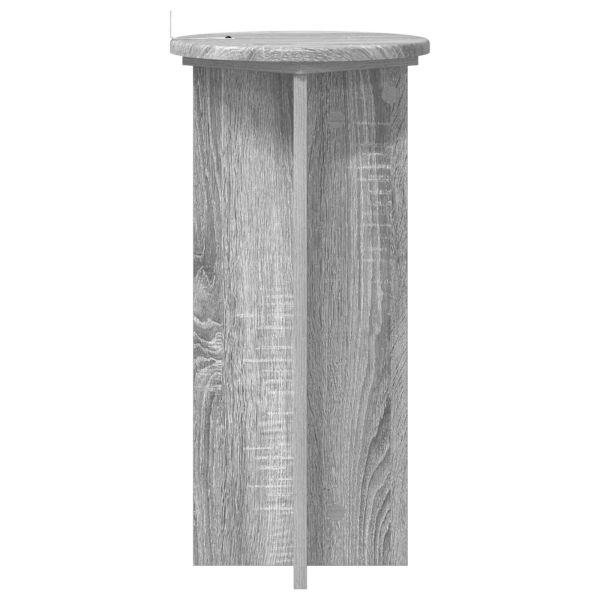 Стойка за растения 2 pcs Сива сонома 29,5 x 29,5 x 60 см