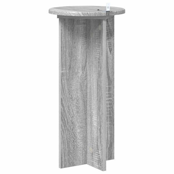 Стойка за растения 2 pcs Сива сонома 29,5 x 29,5 x 60 см