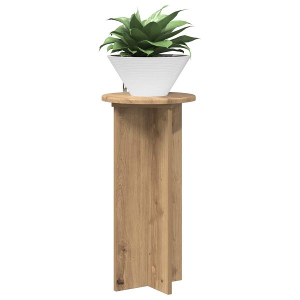 Стойка за растения 2 pcs Дъб артизан 29,5 x 29,5 x 60 см