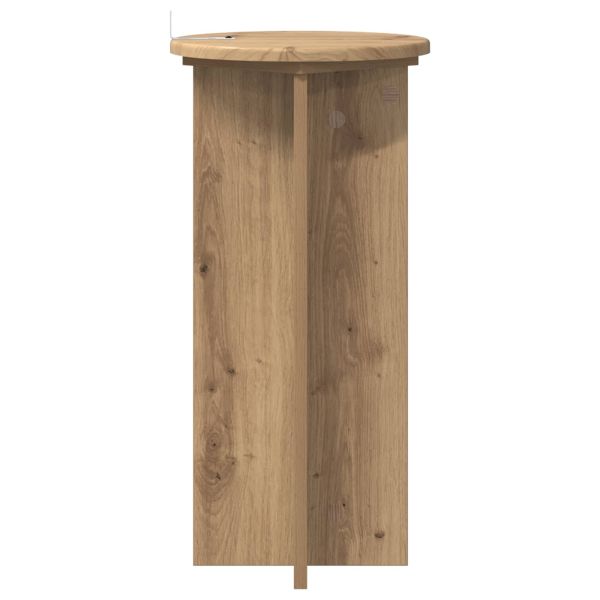 Стойка за растения 2 pcs Дъб артизан 29,5 x 29,5 x 60 см