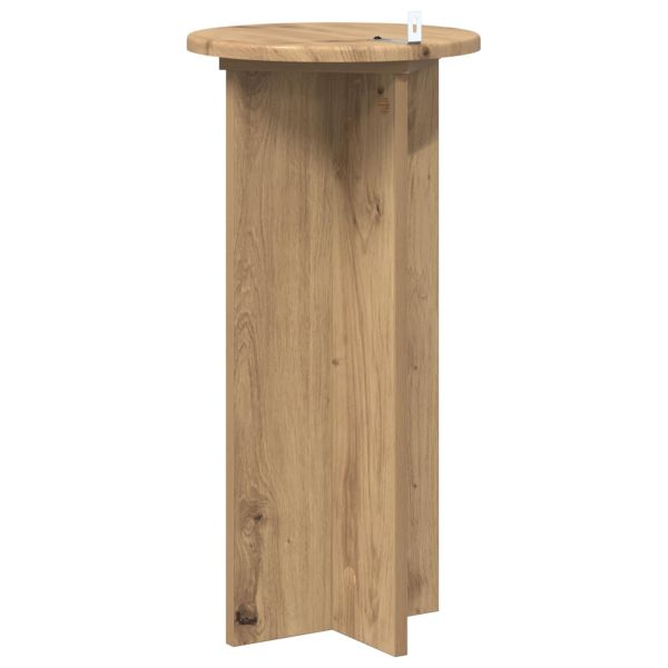 Стойка за растения 2 pcs Дъб артизан 29,5 x 29,5 x 60 см