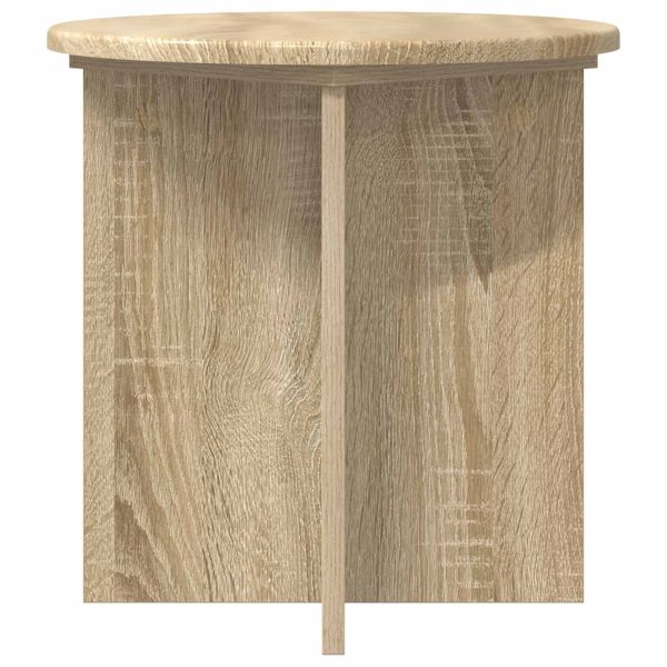 Стойка за растения 2 pcs Дъб сонома 40 x 40 x 40 cm