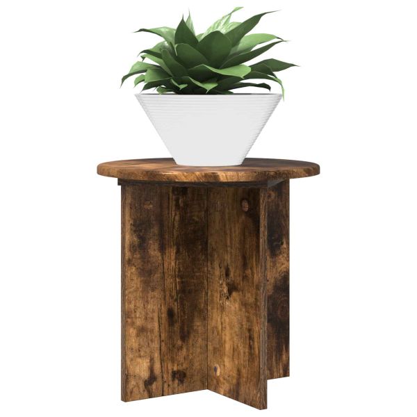 Стойка за растения 2 pcs Опушен дъб 40 x 40 x 40 cm