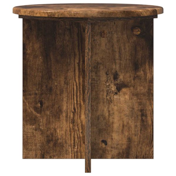 Стойка за растения 2 pcs Опушен дъб 40 x 40 x 40 cm