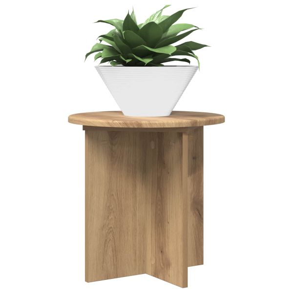 Стойка за растения 2 pcs Дъб артизан 40 x 40 x 40 cm