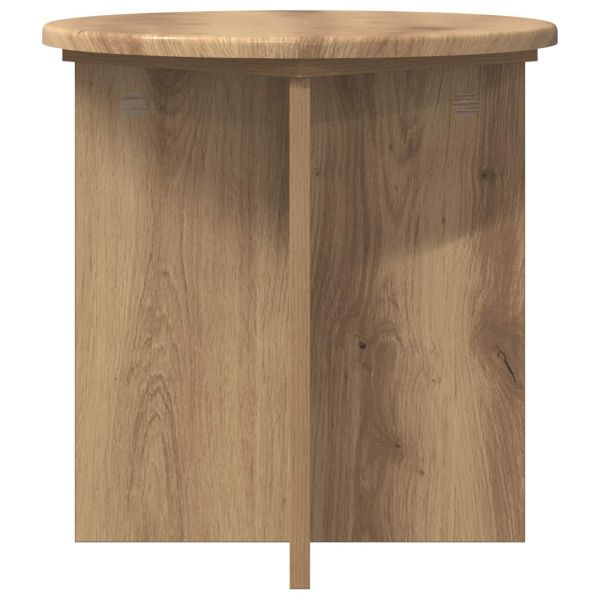 Стойка за растения 2 pcs Дъб артизан 40 x 40 x 40 cm