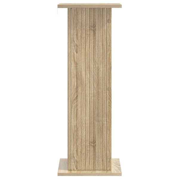 Стойка за растения 2 pcs Дъб сонома 30,5 x 30 x 80,5 см