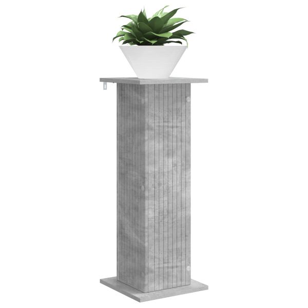 Стойка за растения 2 pcs Бетонно сиво 30,5 x 30 x 80,5 см