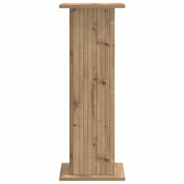 Стойка за растения 2 pcs Дъб артизан 30,5 x 30 x 80,5 см