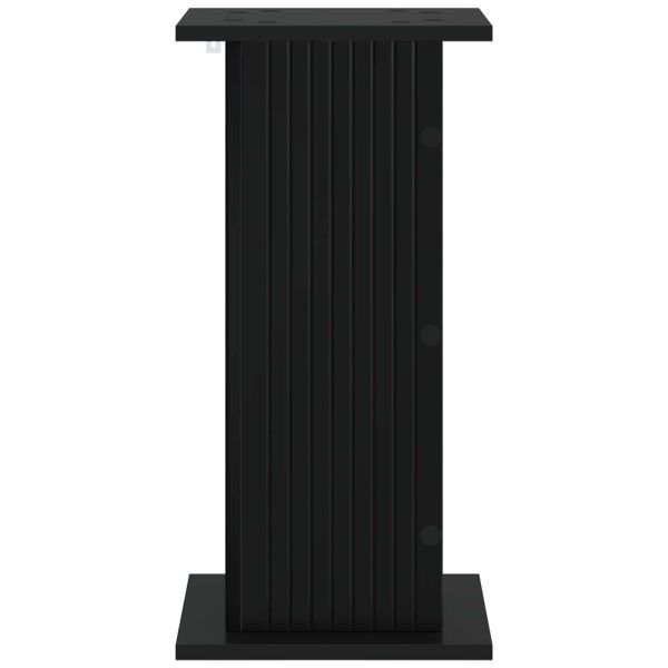 Стойка за растения 2 pcs Черно 30,5 x 30 x 60,5 см