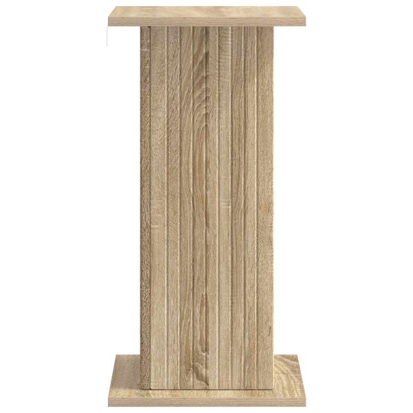 Стойка за растения 2 pcs Дъб сонома 30,5 x 30 x 60,5 см
