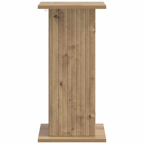 Стойка за растения 2 pcs Дъб артизан 30,5 x 30 x 60,5 см