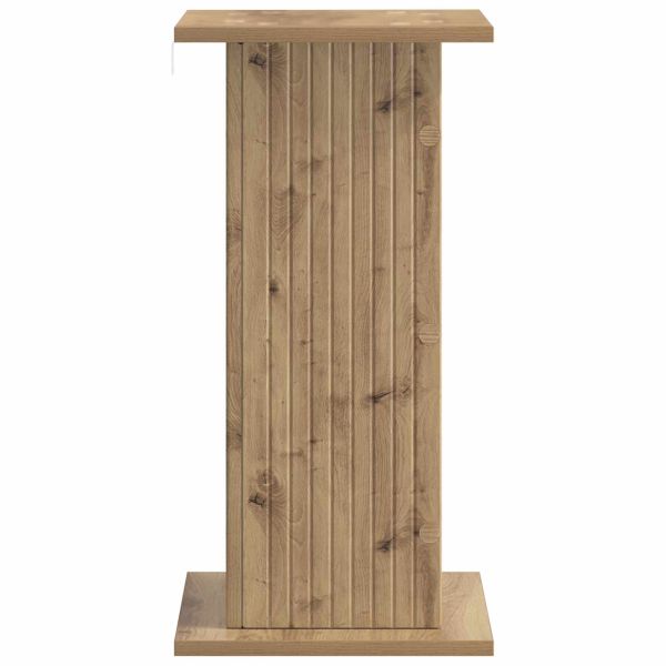 Стойка за растения 2 pcs Дъб артизан 30,5 x 30 x 60,5 см