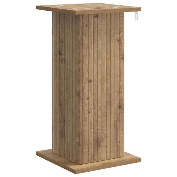 Стойка за растения 2 pcs Дъб артизан 30,5 x 30 x 60,5 см