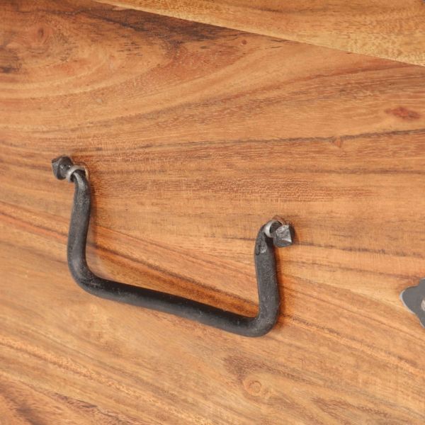 Ракла, 40x40x40 см, акациево дърво масив