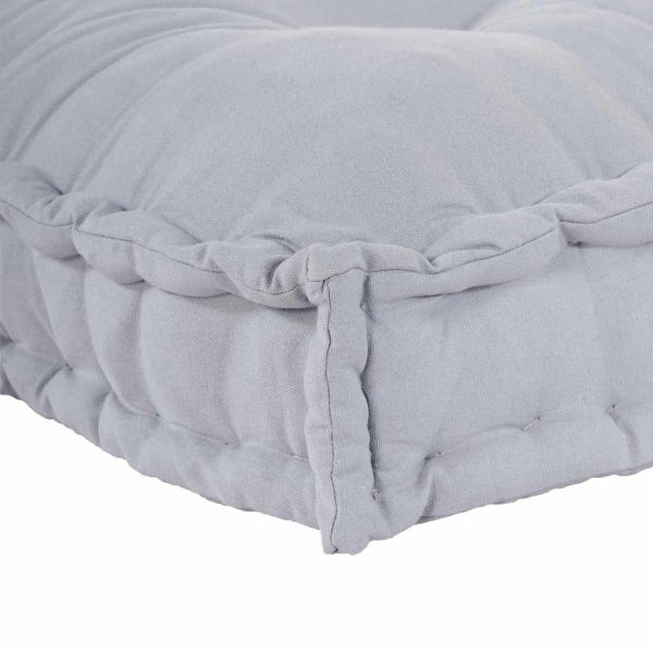 Кушон за палетен диван Сиво 120 x 80 x 12 cm Текстил