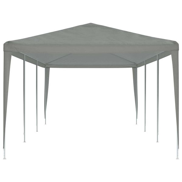 Парти шатър Светлосиво 900 x 300 x 255 см Полиетилен и стомана