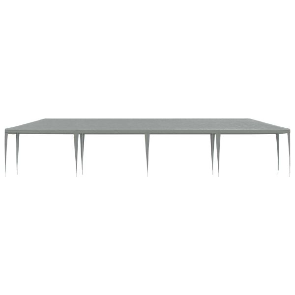 Парти шатър Светлосиво 1200 x 300 x 255 см Полиетилен и стомана