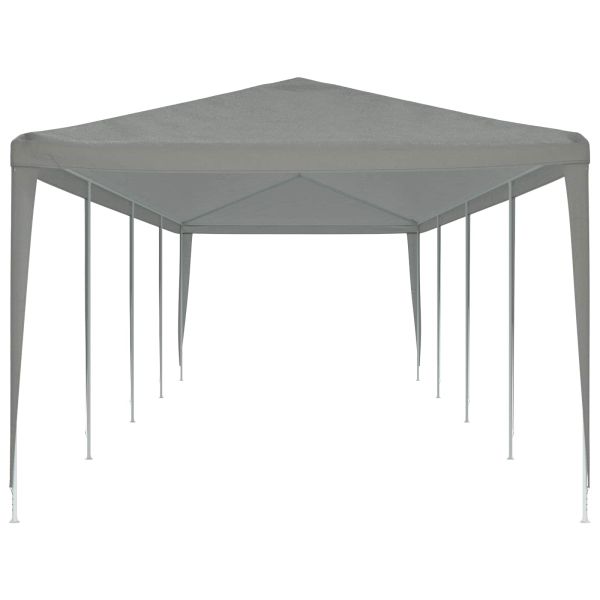 Парти шатър Светлосиво 1200 x 300 x 255 см Полиетилен и стомана