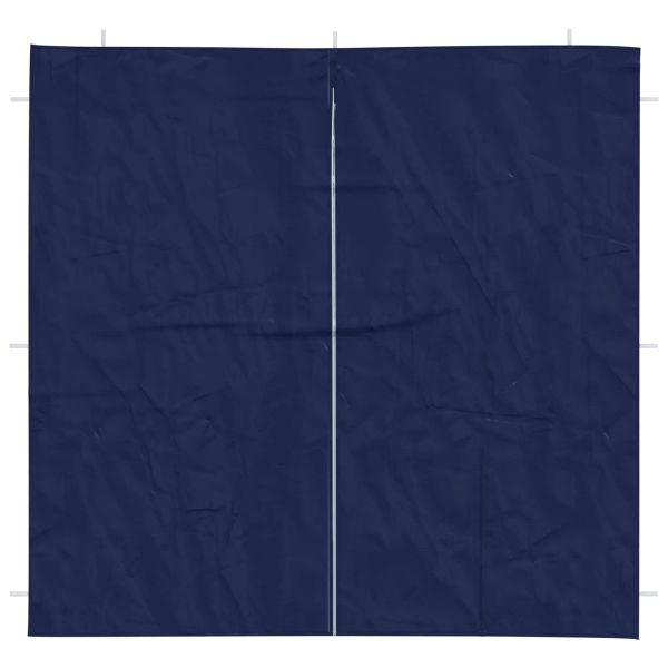 Стена на палатка за парти 2 pcs Синьо 200 x 195 см