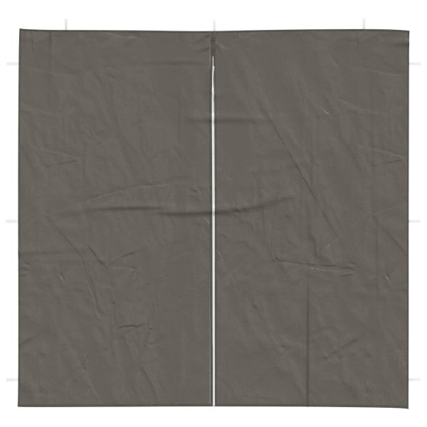 Стена на палатка за парти 2 pcs Антрацит 200 x 195 см