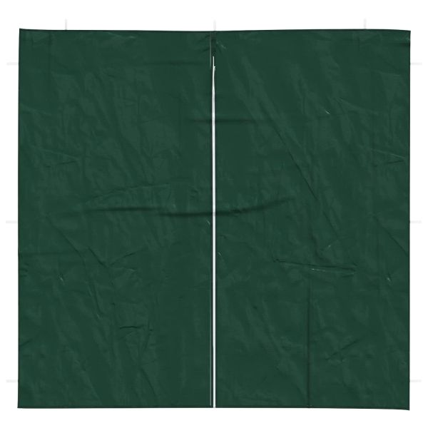 Стена на палатка за парти 2 pcs Зелено 200 x 195 см