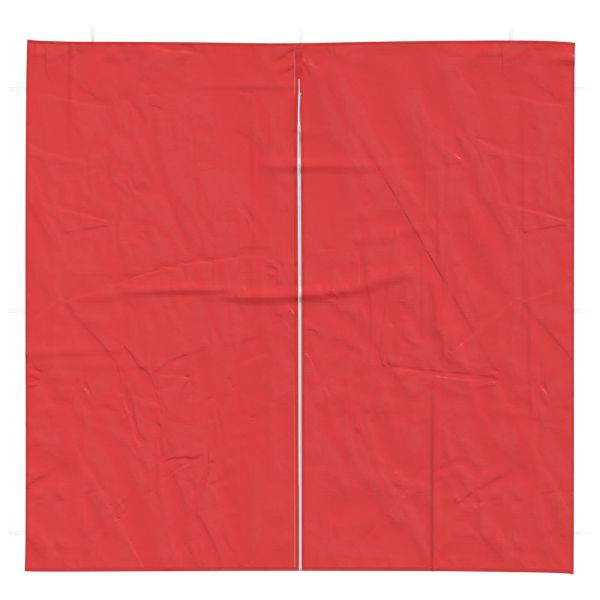 Стена на палатка за парти 2 pcs Червено 200 x 195 см
