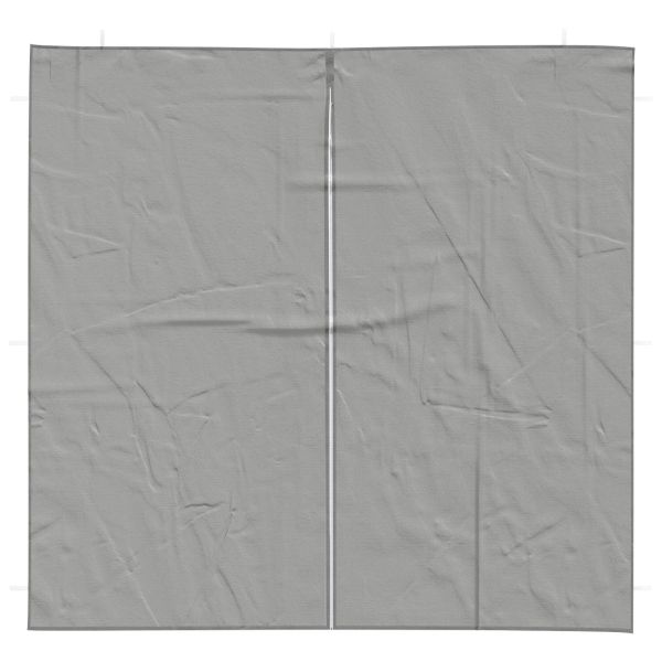 Стена на палатка за парти 2 pcs Светлосиво 200 x 195 см