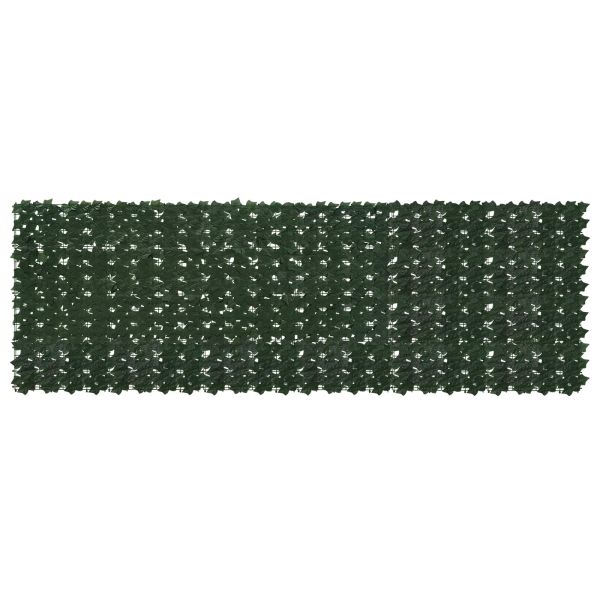 Завеса за балкон с листа Тъмнозелено 300 x 100 cm