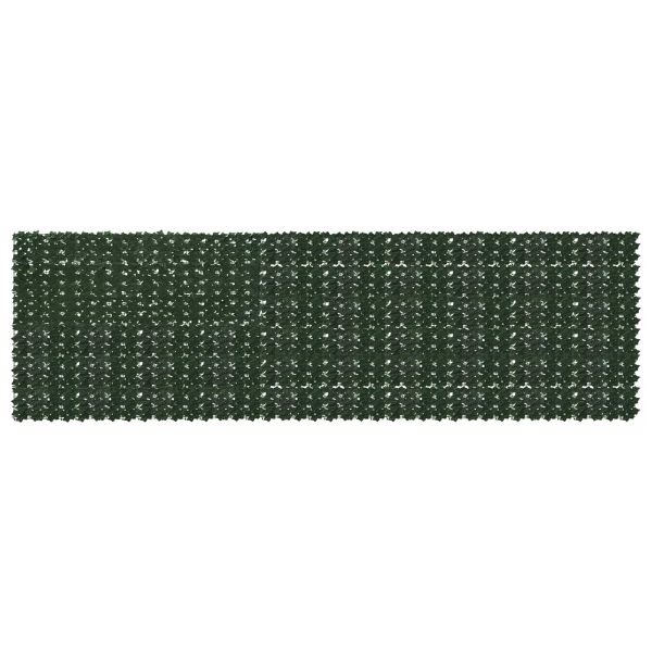 Завеса за балкон с листа Тъмнозелено 500 x 150 cm