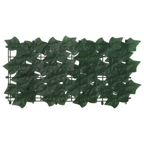 Завеса за балкон с листа Тъмнозелено 500 x 150 cm