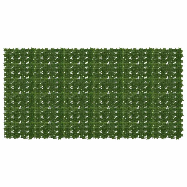 Завеса за балкон с листа Зелено 300 x 150 cm Полиестер и тъкан