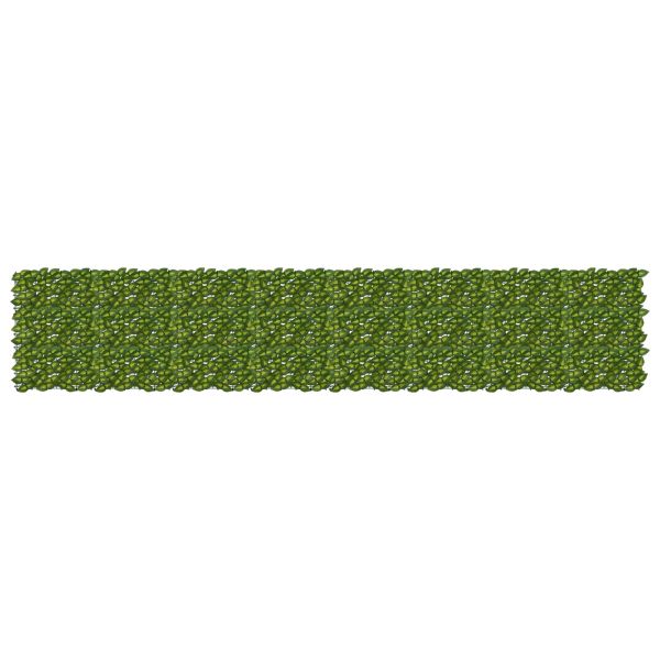 Завеса за балкон с листа Зелен и жълт 400 x 75 cm