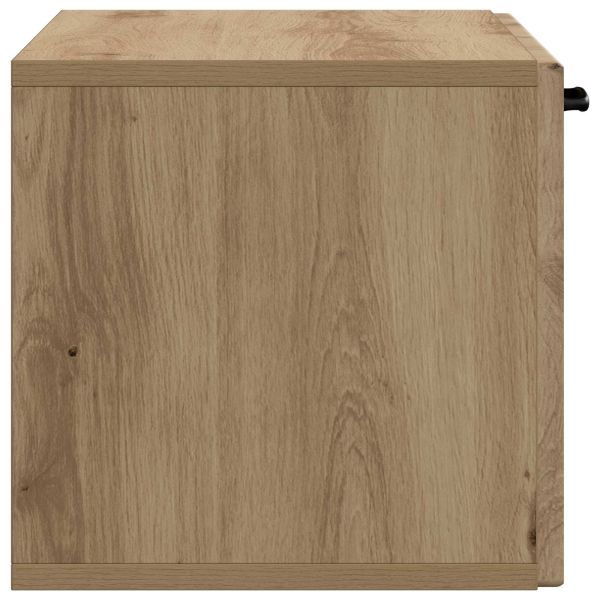 Стенно монтиран ТВ шкаф Дъб артизан 59,5 x 31 x 30 см