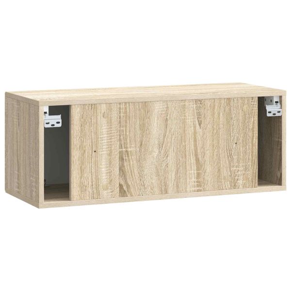 Стенно монтиран ТВ шкаф Дъб сонома 78,5 x 31 x 30 см