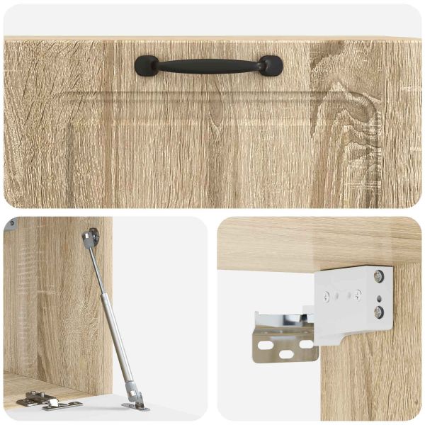 Стенно монтиран ТВ шкаф Дъб сонома 78,5 x 31 x 30 см