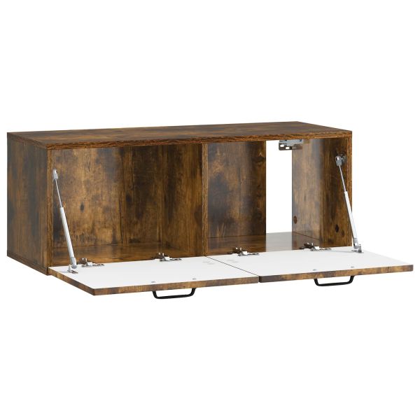 Стенно монтиран ТВ шкаф Опушен дъб 78,5 x 31 x 30 см