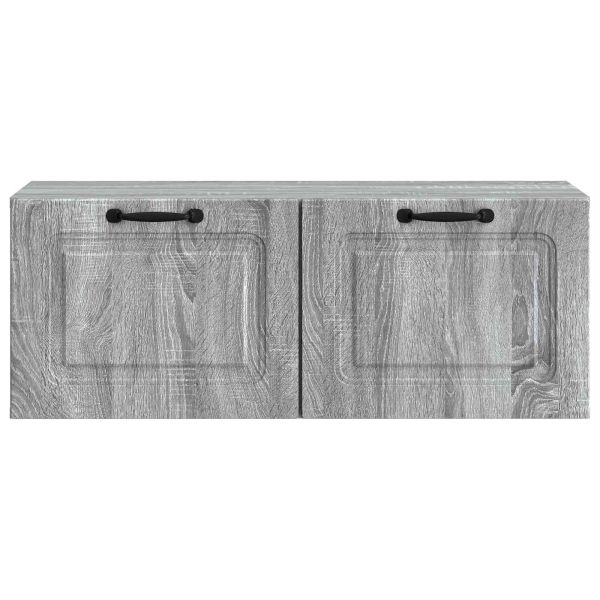 Стенно монтиран ТВ шкаф Сива сонома 78,5 x 31 x 30 см