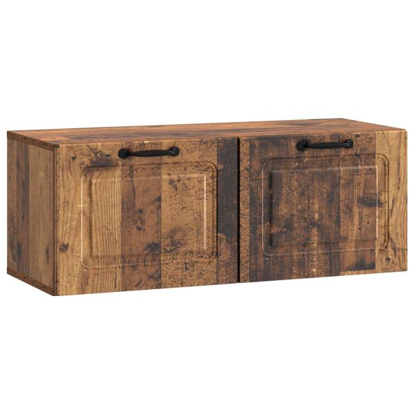 Стенно монтиран ТВ шкаф Старо дърво 78,5 x 31 x 30 см