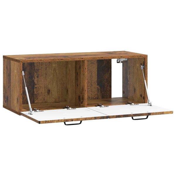 Стенно монтиран ТВ шкаф Старо дърво 78,5 x 31 x 30 см