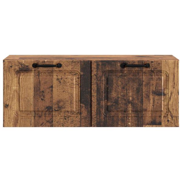 Стенно монтиран ТВ шкаф Старо дърво 78,5 x 31 x 30 см